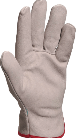 FCN29 – Mechanical leather glove-Palm Grain-leather/Split-leather back