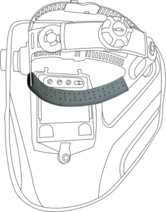 BASWELD Pack of 10 straps for BARRIER 2 and SCREEN welding helmets