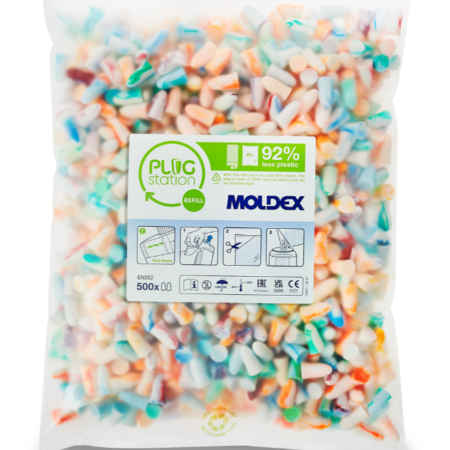 Moldex 7860 Spark Plugs® Refill Pack 500 Pairs, 35 SNR