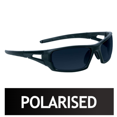 RIMFIRE POLARISED Ballistic impact certified safety glasses with a sporty look