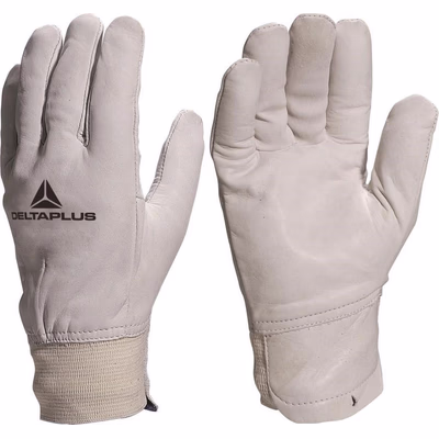 GFBLE - White Leather Abrasion and Cut Resistant Glove