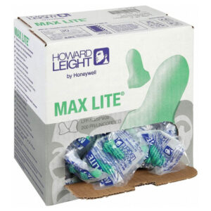 3301120 Max Lite Uncorded Earplugs. Box of 200 Pairs