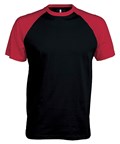 KB330 - Baseball Short-sleeved two-tone T-shirt - Image 2