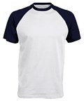 KB330 - Baseball Short-sleeved two-tone T-shirt - Image 6