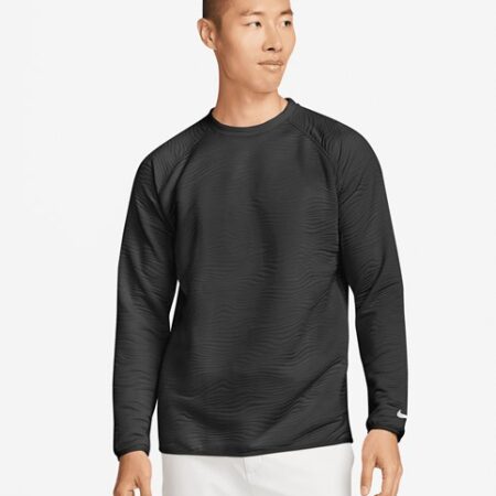 FD5835 - Nike Dri-FIT Tour crew quilted top Fabric100% Polyester