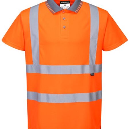 Hi-vis short sleeved polo (RT22)