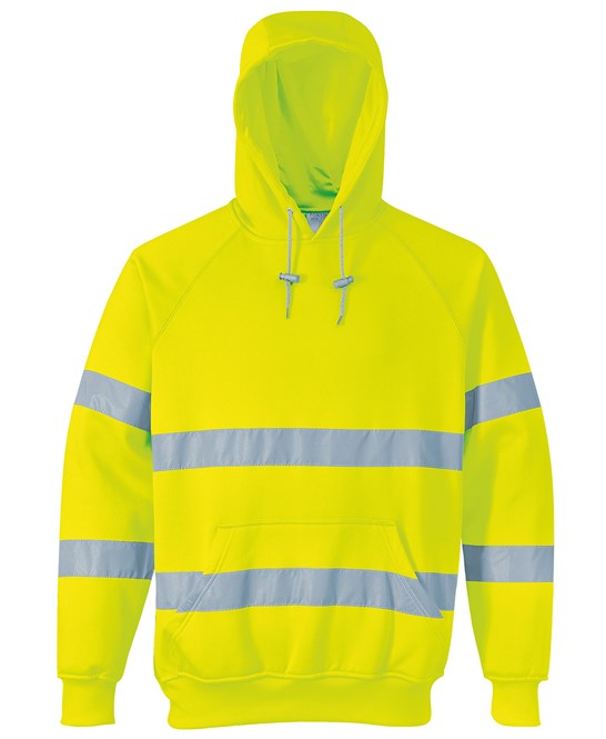 Hi-vis hooded sweatshirt (B304)