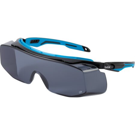 Bolle TRYON OTG - Smoke (TRYOTGPSF) Anti-Fog Coverspec - Smoke PC lens, extendable & adjustable PC/TPR temples