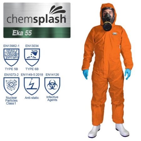EKA55 - Laminated Coverall Type 5B/6B - Orange