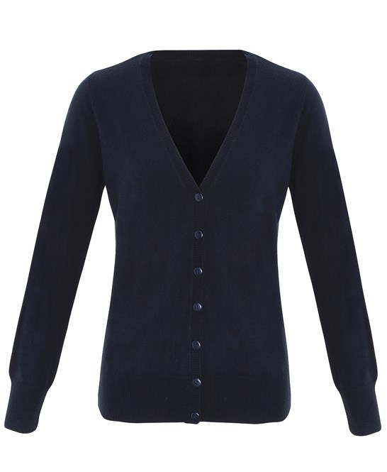 PR402 Women's 'essential' acrylic cardigan Fabric100% Acrylic Weight 12 Gauge. A simple easy wearing cardigan for ladies