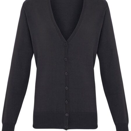 PR697 Women's button-through knitted cardigan Fabric 55% Cotton 45% Acrylic Weight 12 Gauge - Image 6