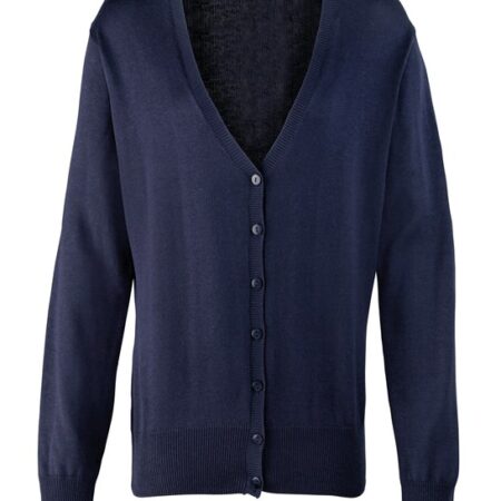 PR697 Women's button-through knitted cardigan Fabric 55% Cotton 45% Acrylic Weight 12 Gauge - Image 5