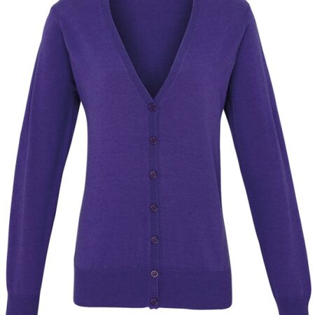 PR697 Women's button-through knitted cardigan Fabric 55% Cotton 45% Acrylic Weight 12 Gauge - Image 9