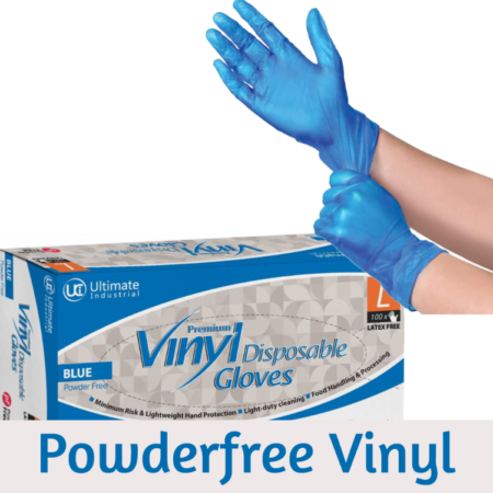 DG2 - Blue Vinyl Powderfree. Small, Medium & XL. only Boxes of 100.