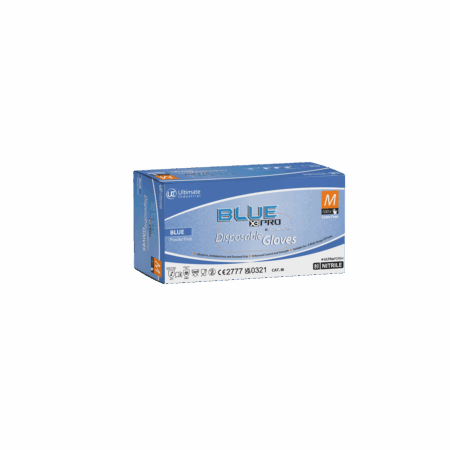 DG-BluePro™-X3 -5 Mil Nitrile greater Chemical & Tear Resistance to standard 3 Mil gloves - Image 2