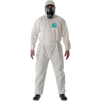 Ansell AlphaTec 2000 STANDARD Model 111 White Chemical Coverall