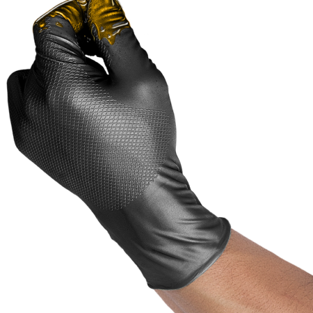 DG-MAXIM™-BK – HEAVY DUTY BLACK FISHSCALE 6MIL Box of 50