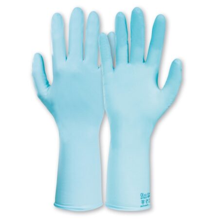 Honeywell KCL Dermatril 741 Disposable Blue Nitrile Glove 28cm (Box 100)