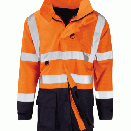 TOBA: TWO TONE ¾ JACKET