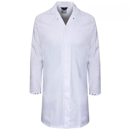 571W1 Supertouch Polycotton Food Coat White
