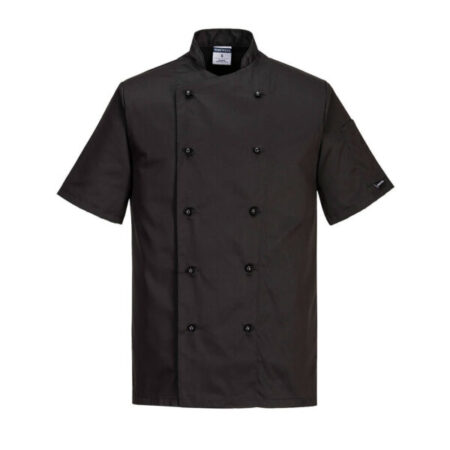 C734 – Kent Chefs Jacket S/S - Image 2
