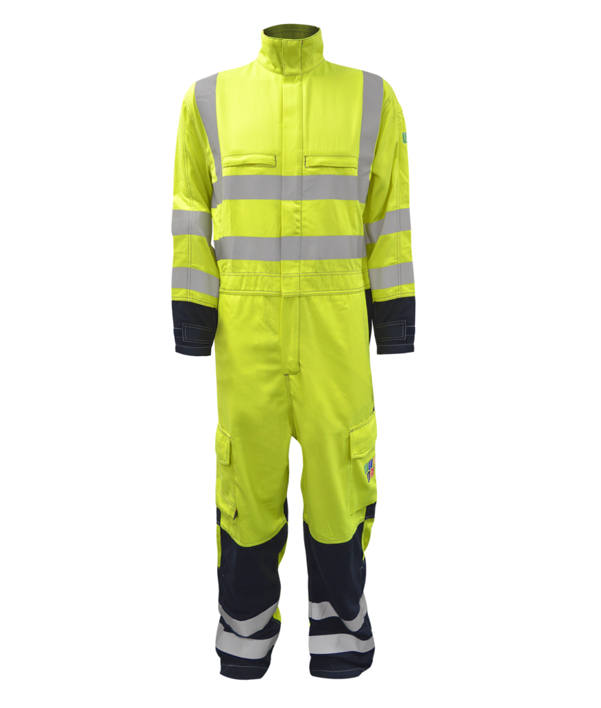 NIMBUS: TWO TONE INHERENT FR COVERALL • EN ISO 13688:2013 • EN ISO 11611:2015 A1; EN ISO 11612:2015 (A1 B1 C1)