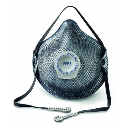 2535 - Moldex 2535 Smart FFP3 Mask with Charcoal layer and Ozone Protection. Suitable for welding applications Box of 10