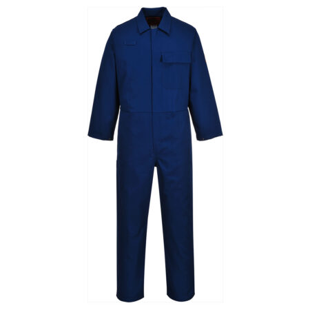 C030 - Bizweld Work FR Coverall Navy EN ISO 11612 A1+A2, B1, C1, E2, F1 EN ISO 11611 Class 1 A1+A2
