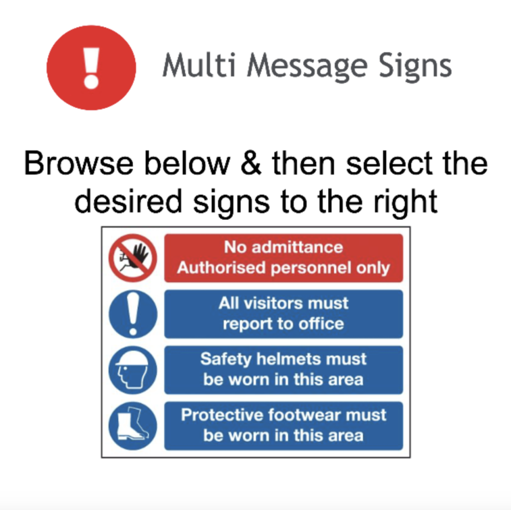 Page 42 Multi-Message Signs Adhesive