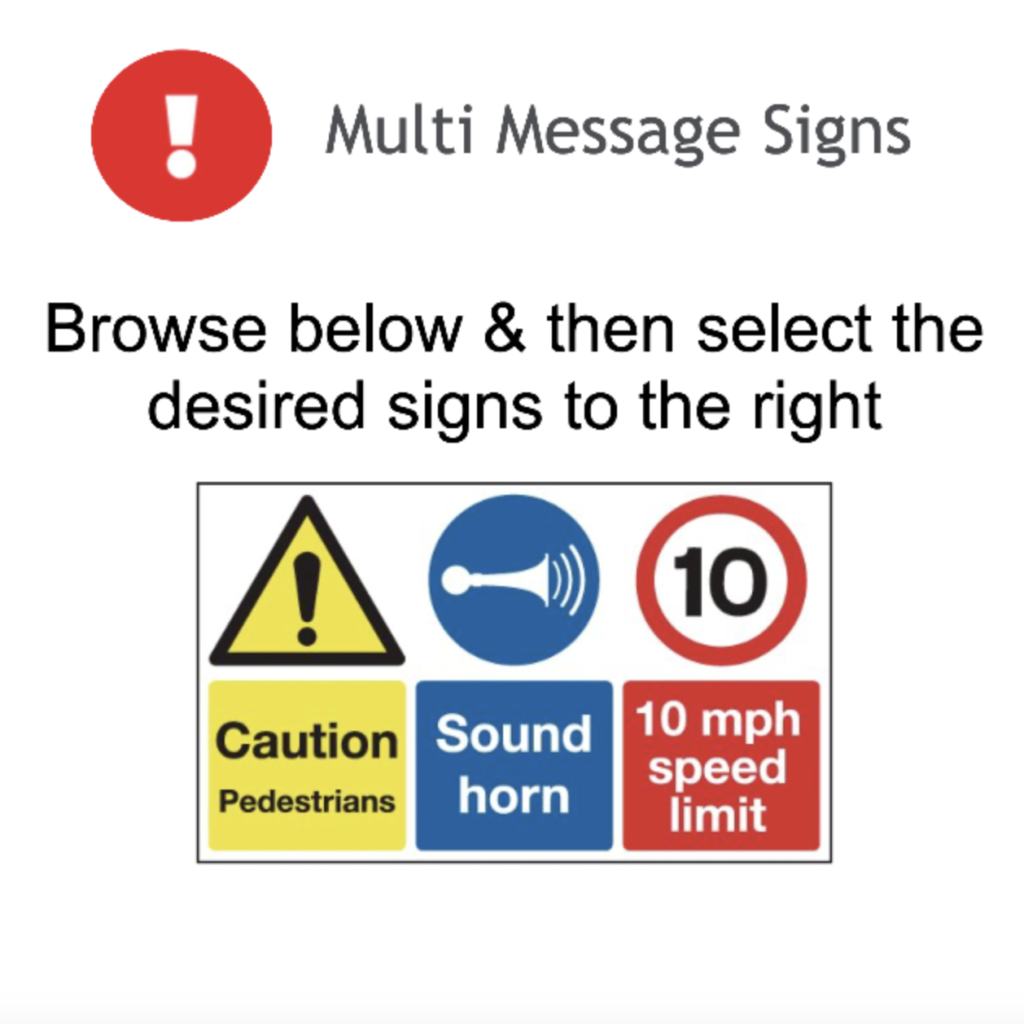 Page 44 Multi-Message Signs Adhesive