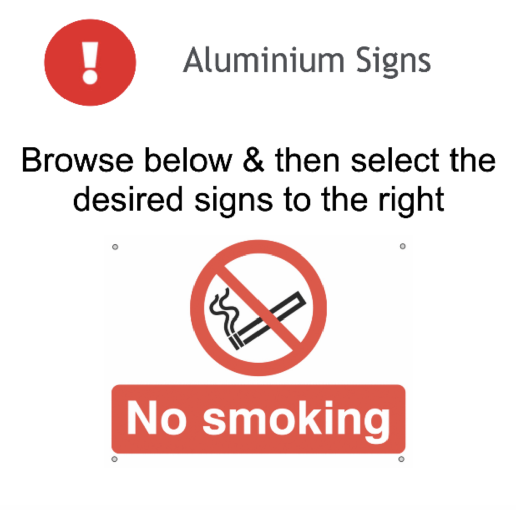 Page 59 Aluminium Signs