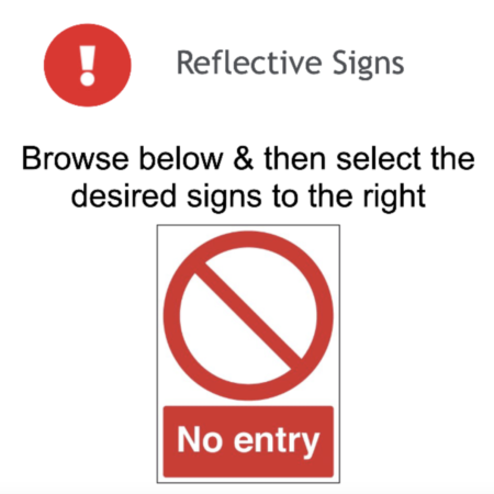Page 65 Reflective Safety Signs