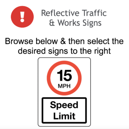 Page 67 Reflective Traffic & Works Safety Signs (Post Signs)