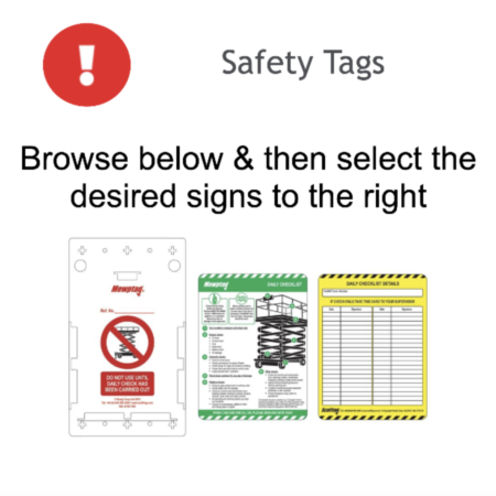 Page 95 Safety Tags