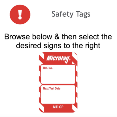 Page 97 Safety Tags
