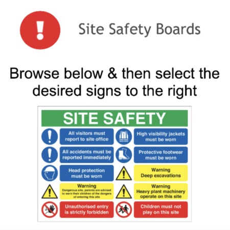 Page 103 Site Safety Boards