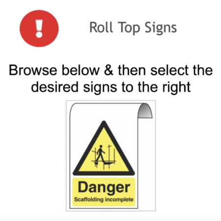 Page 112 Roll Top Signs