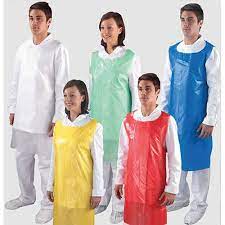 NM-100-PEAP - Apron Gauge :  11 μm, PE Disposable Aprons, Pack of 1000 (FLAT PACKED)