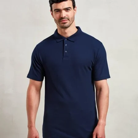 Premier Stud polo A heavyweight and durable workwear polo shirt , 65% Polyester, 35% Cotton, 200gsm-PR610