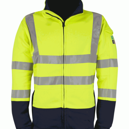 INHERENT FR ARC TWO TONE FLEECE JACKET, FR 60% Modacrylic 40% Cotton with Antistatic