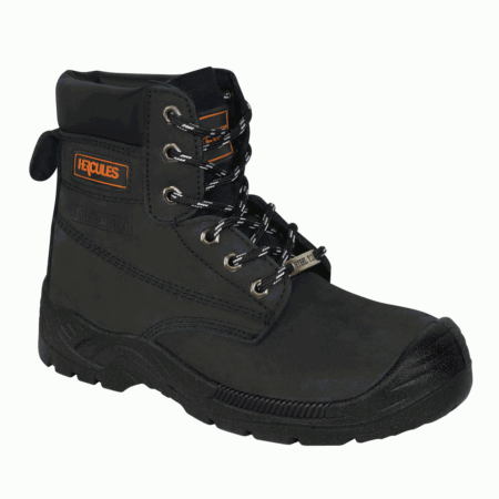 910-HERCULES-Brown HIGH LEG NUBUCK BOOT  Water Resistant Leather Upper EN IS0 20345:2011 S3 SRC - Image 2