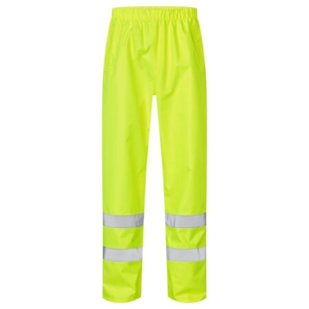 Supertouch Hi Vis Yellow Overtrousers 300D Oxford PU fabric-18541