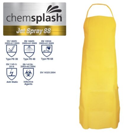 Chemsplash Jet Spray 88 Apron-Taped Seams Type 3B/4B/5B/6B - Style No. 2730