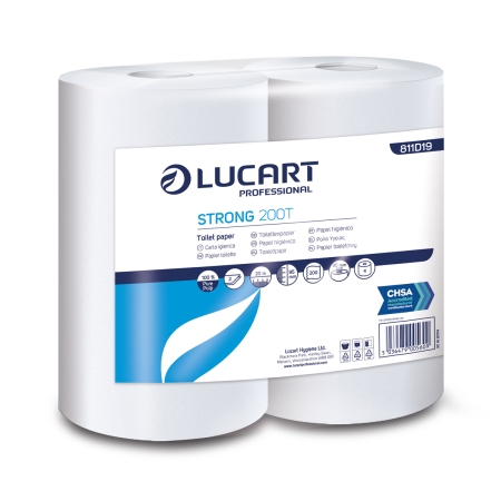 811D19E - Conventional Toilet Paper Standard Rolls, Strong 200T sold in pack of 36