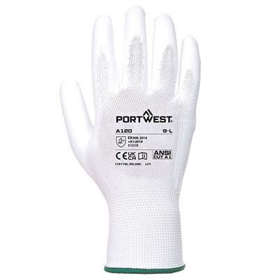 A120 – PU Palm Glove -Economy Polyester Budget PU 79p/pair sold in packs of 10 - Image 4