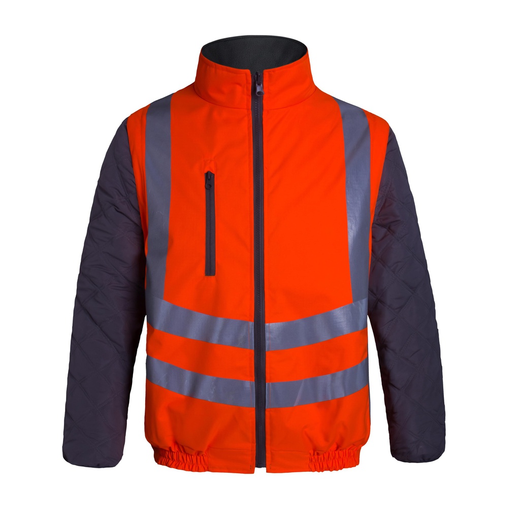 BW484 REVERSIBLE HI VIS RIPSTOP BODYWARMER - Image 2