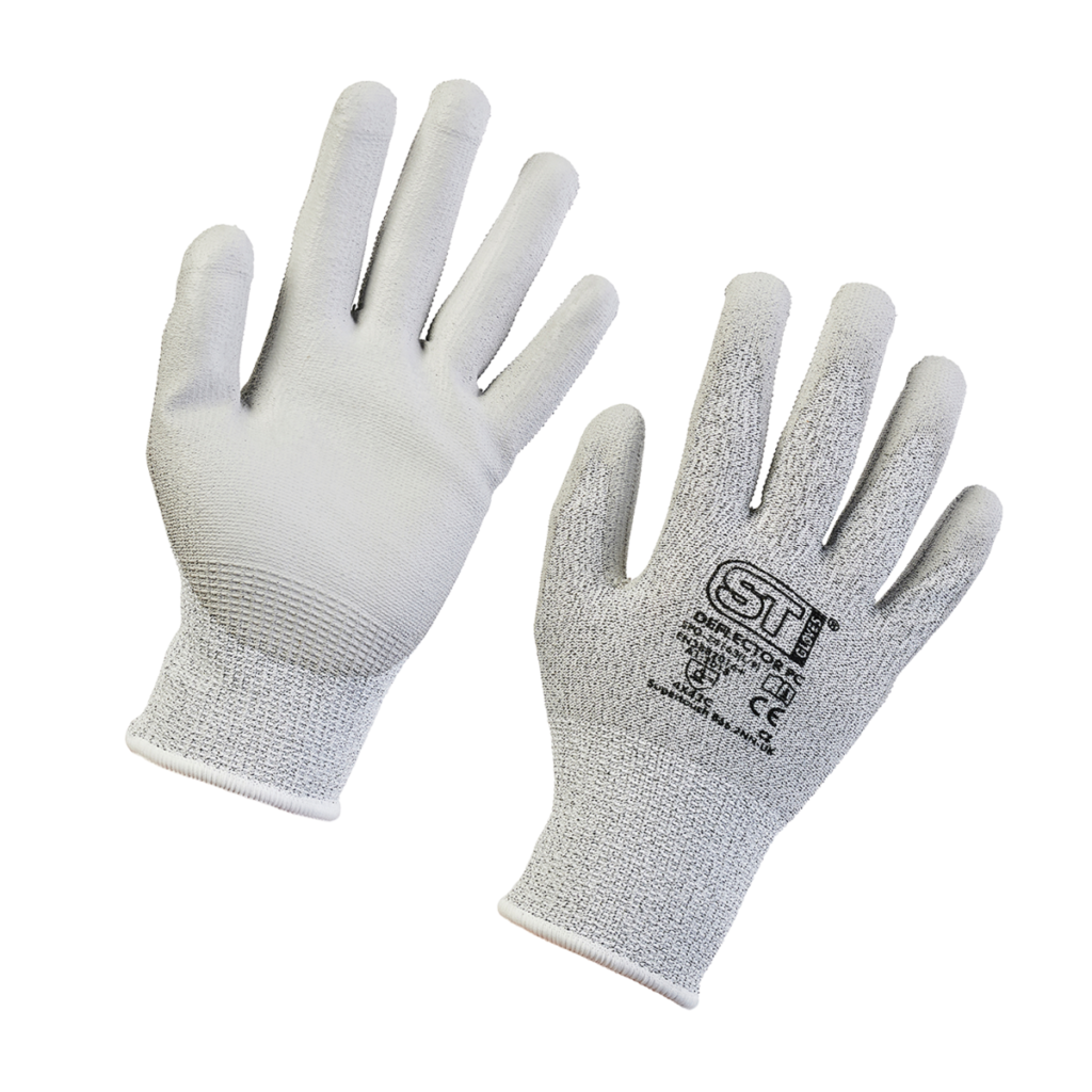 24161 - Deflector PC Cut Resistant PU Gloves ISO Cut Level C