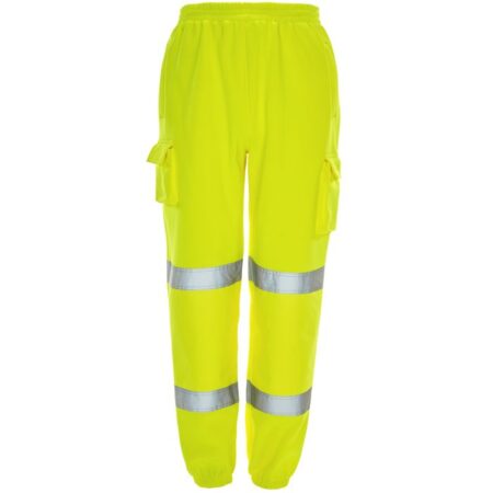 J8041 Supertouch Hi Vis Yellow Jogging Bottoms Yellow