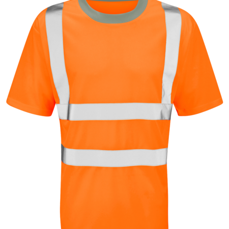 Portwest Hi-Vis Cotton Comfort T-Shirt S/S Orange S170 - Image 2
