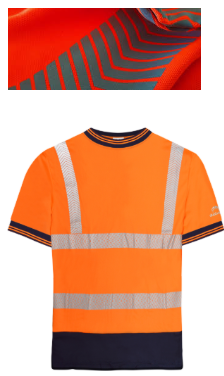 LASER: chevron reflective tape HI-VIS TWO-TONE Choose Orange or Yellow